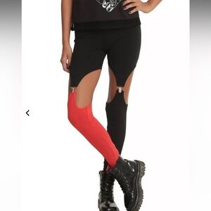Harley Quinn leggings garter women medium suicide squad for costume / everyday N